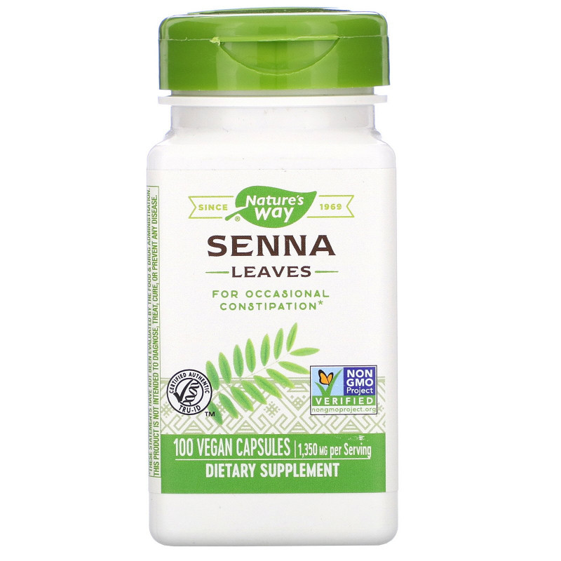 Nature's Way, Senna Leaves, 450 mg, 100 Vegetarian Capsules