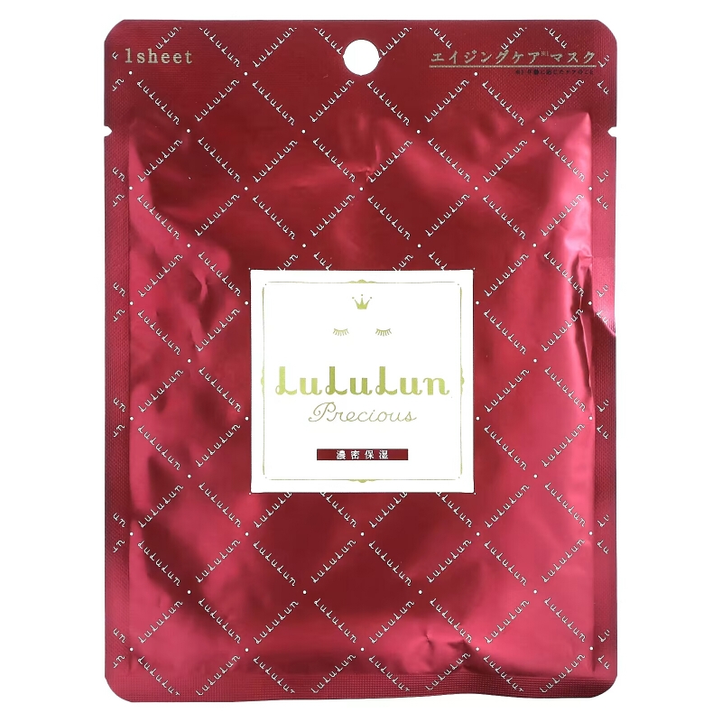 Lululun, Precious Beauty Face Mask, Red RF3, 1 Sheet, 0.74 fl oz (22 ml)