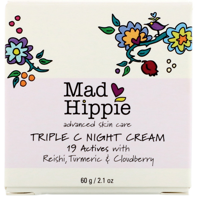 Mad Hippie Skin Care Products, Triple C Night Cream, 2.1 oz (60 g)