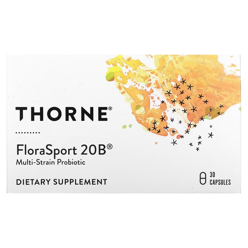 Thorne, FloraSport 20B, 30 Capsules