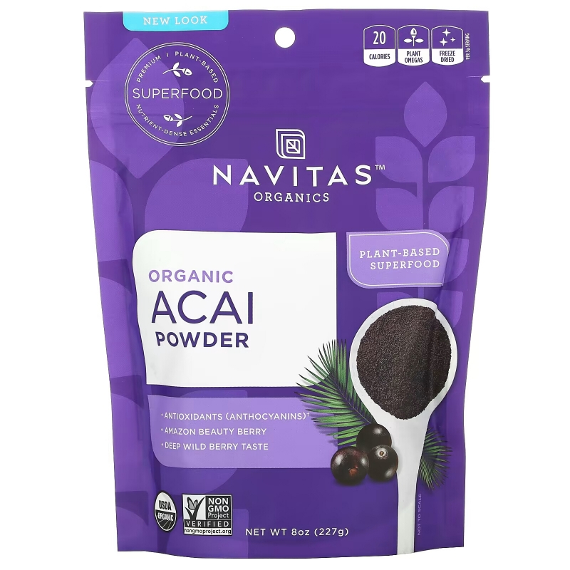 Navitas Naturals Органический порошок асаи 8 унций (227 г)