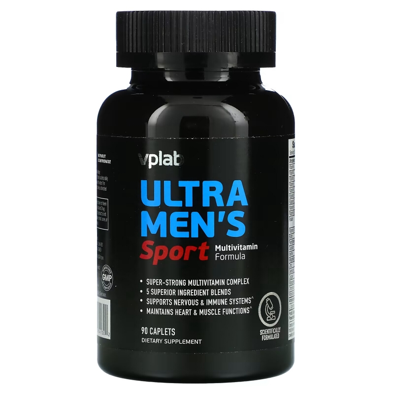 Vplab, Ultra Men’s Sport Multivitamin Formula, 90 Caplets