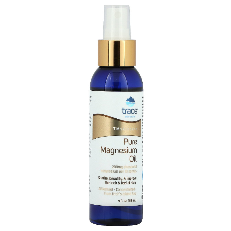 Trace Minerals Research, Pure Magnesium Oil, 4 fl oz (118 ml)