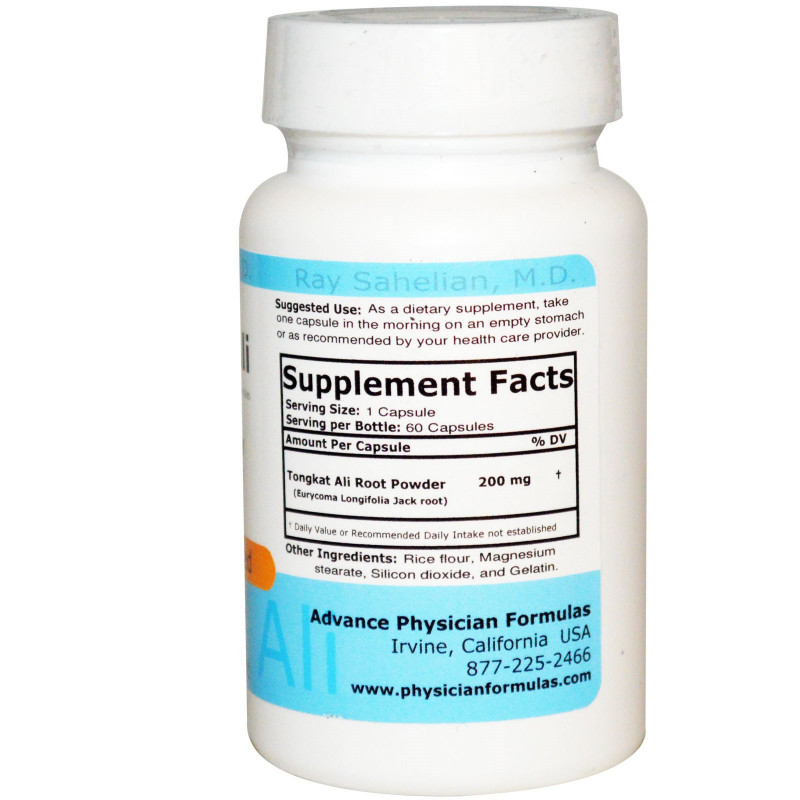 Advance Physician Formulas Inc. Tongkat Ali 200 mg 60 Capsules